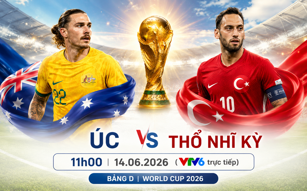 Lịch sử đối đầu Úc vs Thổ Nhĩ Kỳ (bảng D World Cup 2026): Đại diện châu Âu áp đảo - Ảnh 1. Lịch sử đối đầu Úc vs Thổ Nhĩ Kỳ (bảng D World Cup 2026): Đại diện châu Âu áp đảo - Ảnh 1.