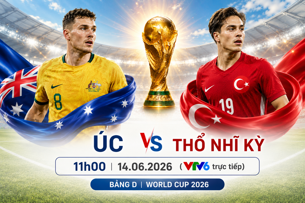 Đội hình dự kiến Úc vs Thổ Nhĩ Kỳ (bảng D World Cup 2026): Dàn sao của Thổ xuất trận - Ảnh 1.