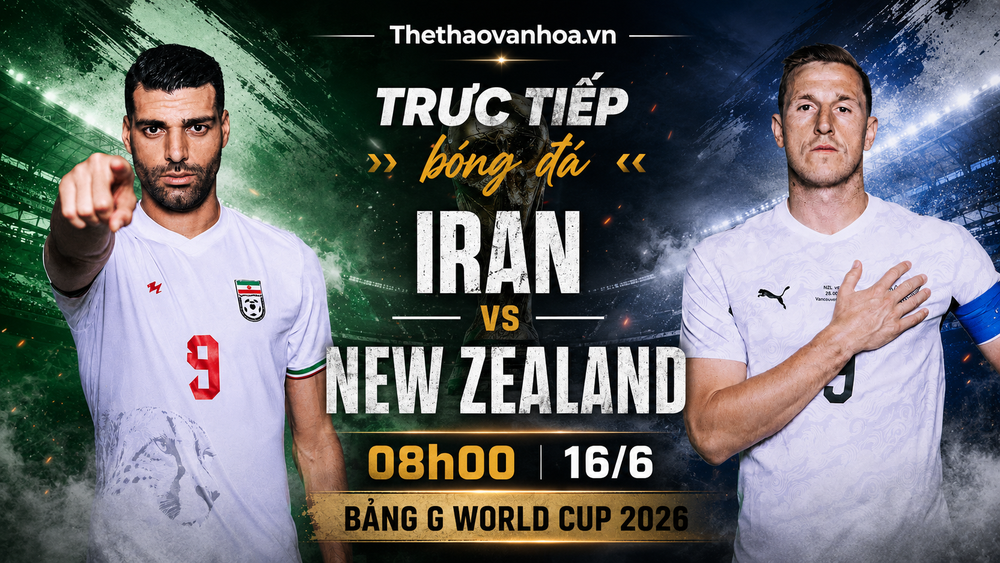 TRỰC TIẾP bóng đá Iran vs New Zealand 08h00 hôm nay, bảng G World Cup 2026 - Ảnh 4. TRỰC TIẾP bóng đá Iran vs New Zealand 08h00 hôm nay, bảng G World Cup 2026 - Ảnh 4.