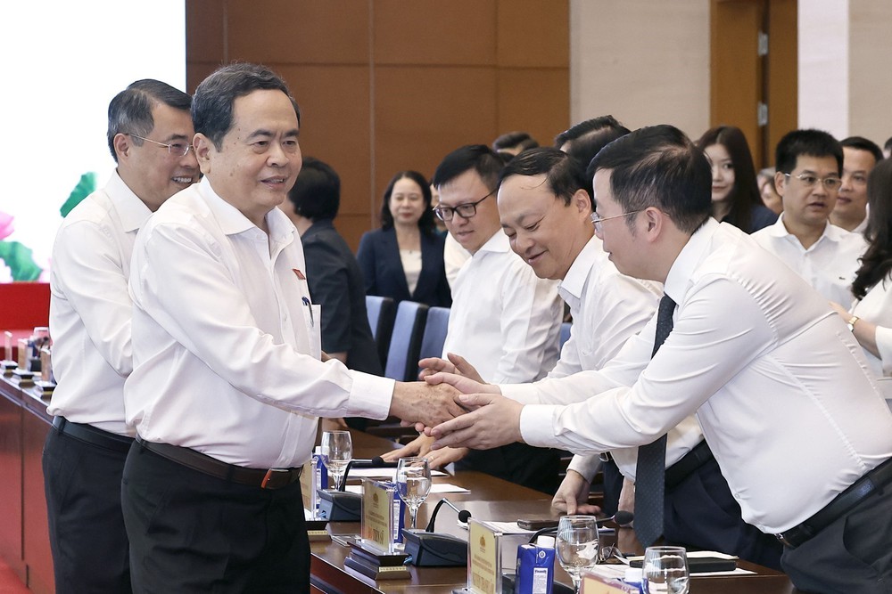 Thủ tướng Chính phủ và Chủ tịch Quốc hội gặp mặt lãnh đạo các cơ quan báo chí - Ảnh 4.