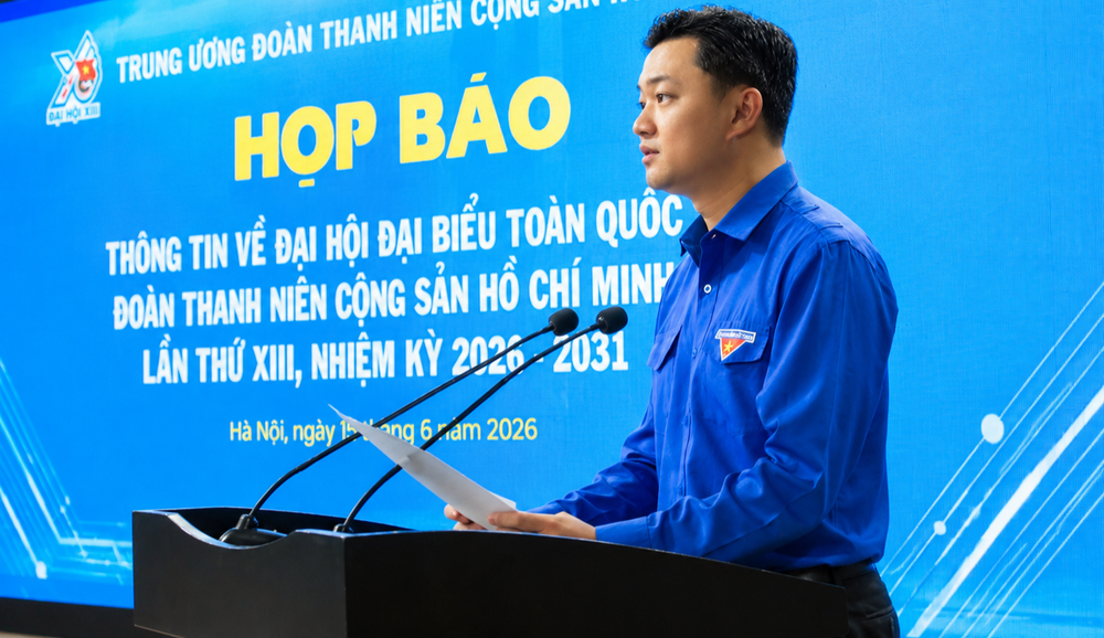 Đại hội Đoàn toàn quốc lần thứ XIII diễn ra vào ngày 24-25/6 - Ảnh 1. Đại hội Đoàn toàn quốc lần thứ XIII diễn ra vào ngày 24-25/6 - Ảnh 1.