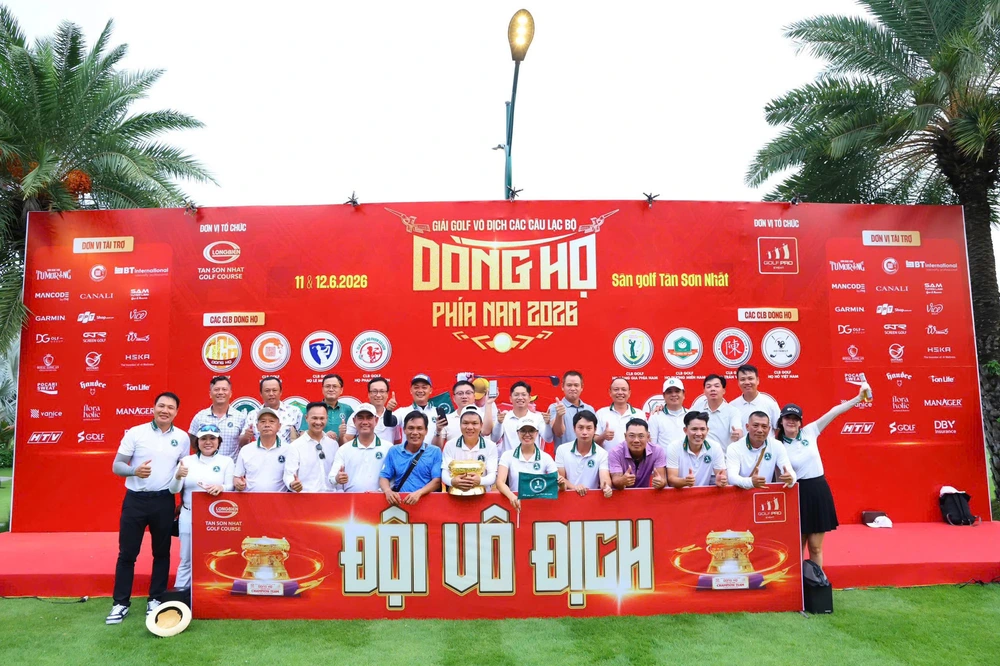 CLB GOLF HỌ PHAN (PFGC) XUẤT SẮC VÔ ĐỊCH “GIẢI GOLF CÁC CLB DÒNG HỌ PHÍA NAM 2026” - Ảnh 1. CLB GOLF HỌ PHAN (PFGC) XUẤT SẮC VÔ ĐỊCH “GIẢI GOLF CÁC CLB DÒNG HỌ PHÍA NAM 2026” - Ảnh 1.