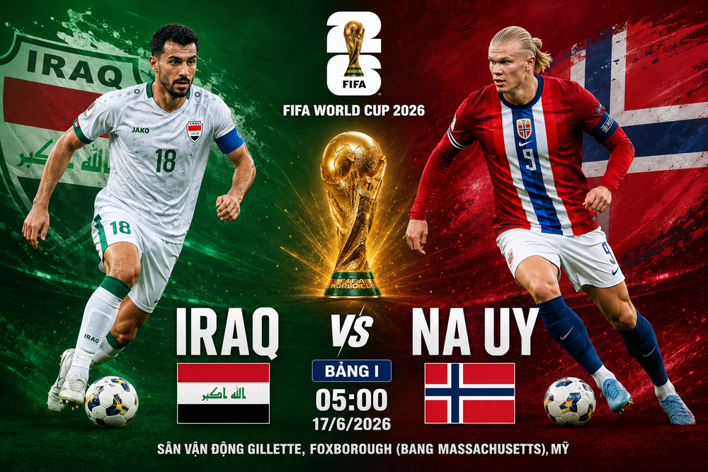 Iraq vs Na Uy: Iraq có tránh được thất bại? Iraq vs Na Uy: Iraq có tránh được thất bại?