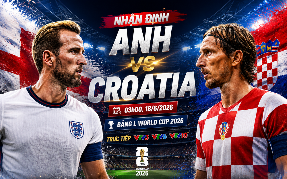 Nhận định Anh vs Croatia 03h00 ngày 18/6, bảng L World Cup 2026: Tam sư phục hận? - Ảnh 3. Nhận định Anh vs Croatia 03h00 ngày 18/6, bảng L World Cup 2026: Tam sư phục hận? - Ảnh 3.