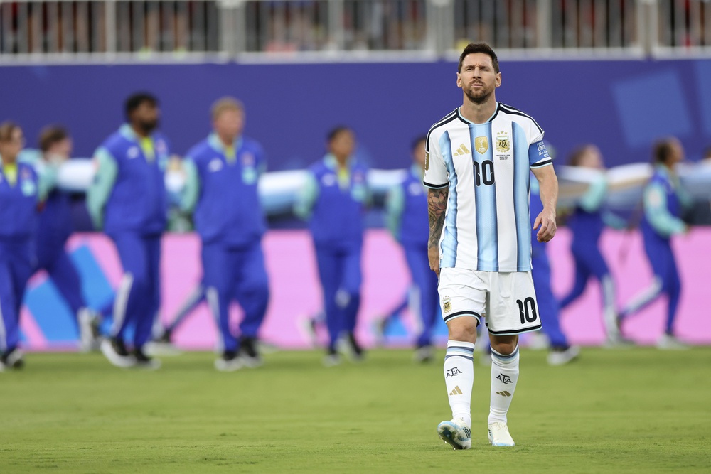 Messi lập hat-trick đầu tiên tại World Cup 2026 - Ảnh 1. Messi lập hat-trick đầu tiên tại World Cup 2026 - Ảnh 1.