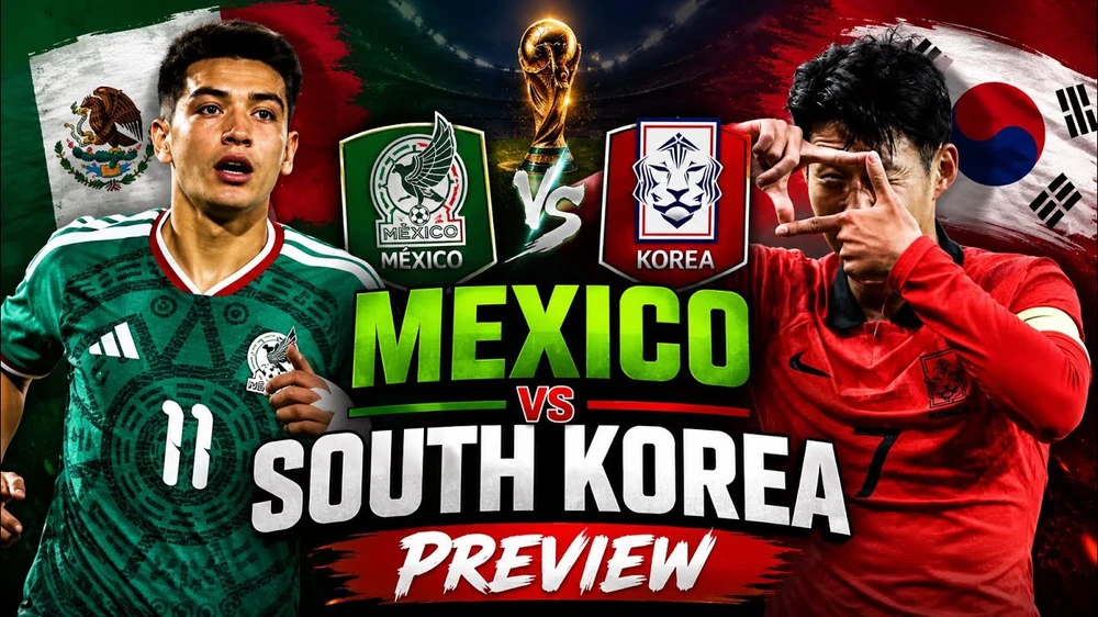 Nhận định Mexico vs Hàn Quốc (08h00, 19/6), bảng A World Cup 2026: Lực lượng, đối đầu, tỷ lệ chiến thắng - Ảnh 3. Nhận định Mexico vs Hàn Quốc (08h00, 19/6), bảng A World Cup 2026: Lực lượng, đối đầu, tỷ lệ chiến thắng - Ảnh 3.