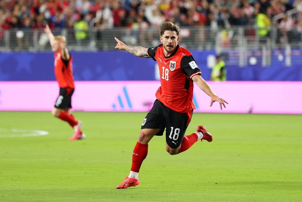 Áo khởi đầu thuận lợi ở World Cup 2026 sau khi hạ Jordan 3-1 - Ảnh 1. Áo khởi đầu thuận lợi ở World Cup 2026 sau khi hạ Jordan 3-1 - Ảnh 1.