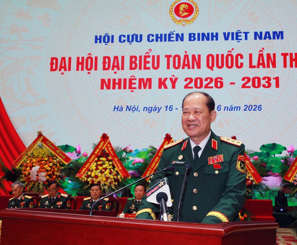 Thượng tướng Bế Xuân Trường tái đắc cử Chủ tịch Hội Cựu chiến binh Việt Nam khóa VIII - Ảnh 3. Thượng tướng Bế Xuân Trường tái đắc cử Chủ tịch Hội Cựu chiến binh Việt Nam khóa VIII - Ảnh 3.