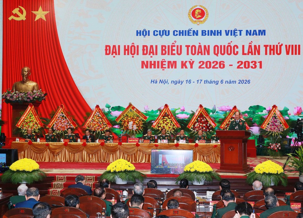 Khai mạc Đại hội đại biểu toàn quốc Hội Cựu chiến binh Việt Nam lần thứ VIII - Ảnh 7. Khai mạc Đại hội đại biểu toàn quốc Hội Cựu chiến binh Việt Nam lần thứ VIII - Ảnh 7.