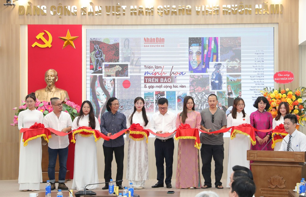Chiều sâu văn hóa qua "minh họa trên báo" - Ảnh 1. Chiều sâu văn hóa qua "minh họa trên báo" - Ảnh 1.