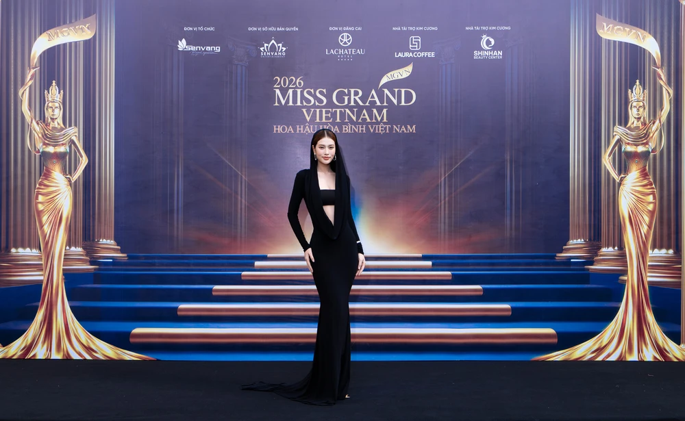 Dàn Hoa Á hậu đọ sắc trong họp báo khởi động Miss Grand Vietnam 2026 - Ảnh 2.
