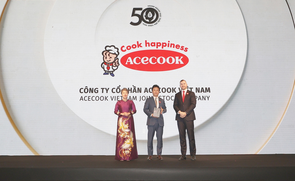 Acecook Việt Nam tiếp tục được vinh danh trong Top 50 Doanh nghiệp Phát triển Bền vững Tiêu biểu Việt Nam 2026 - Ảnh 1.
