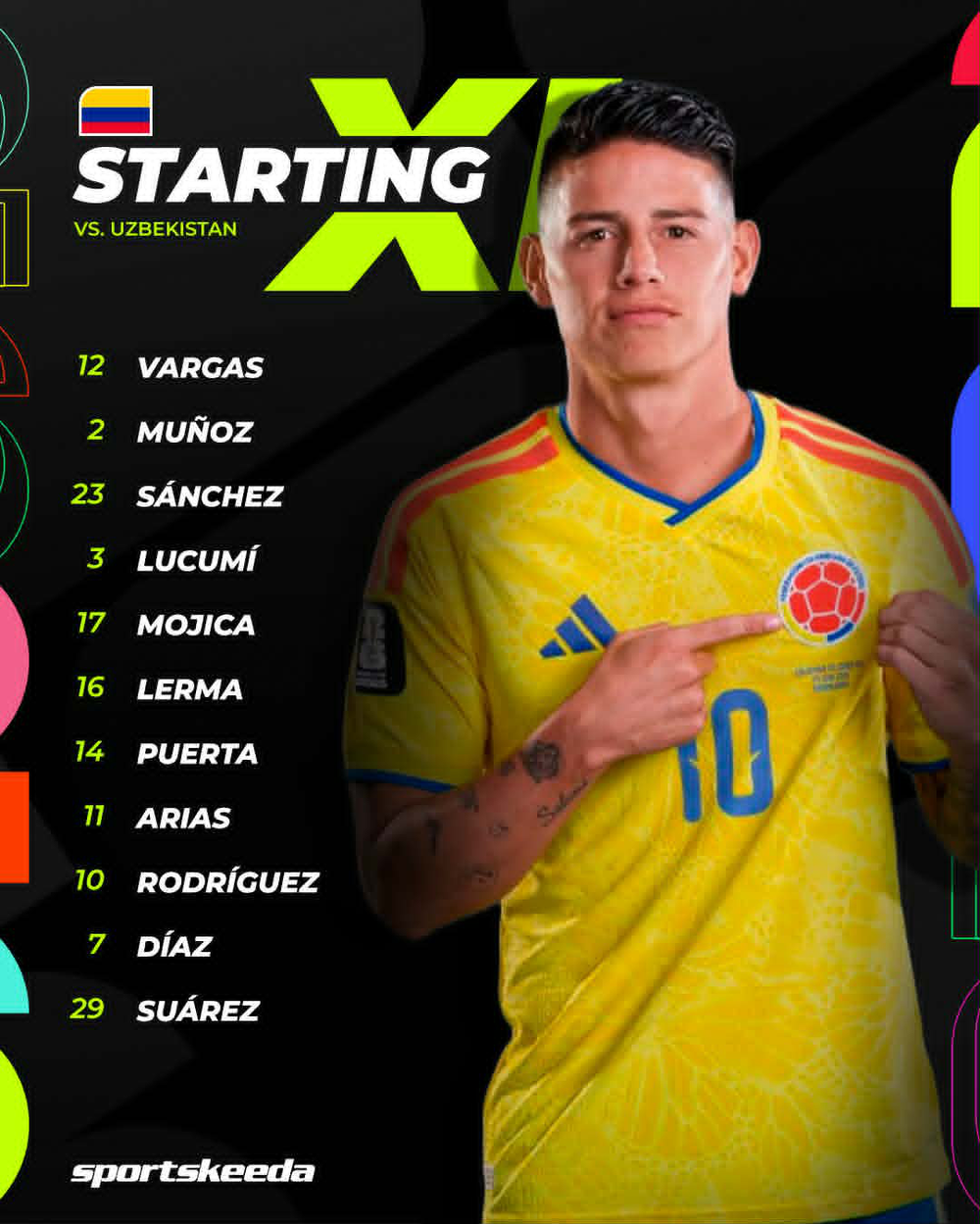 VTV6 VTV3 trực tiếp bóng đá Uzbekistan vs Colombia 09h00 hôm nay, bảng K World Cup 2026 - Ảnh 4. VTV6 VTV3 trực tiếp bóng đá Uzbekistan vs Colombia 09h00 hôm nay, bảng K World Cup 2026 - Ảnh 4.