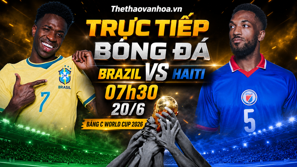 TRỰC TIẾP bóng đá Brazil vs Haiti 07h30 hôm nay, bảng C World Cup 2026 - Ảnh 3. TRỰC TIẾP bóng đá Brazil vs Haiti 07h30 hôm nay, bảng C World Cup 2026 - Ảnh 3.