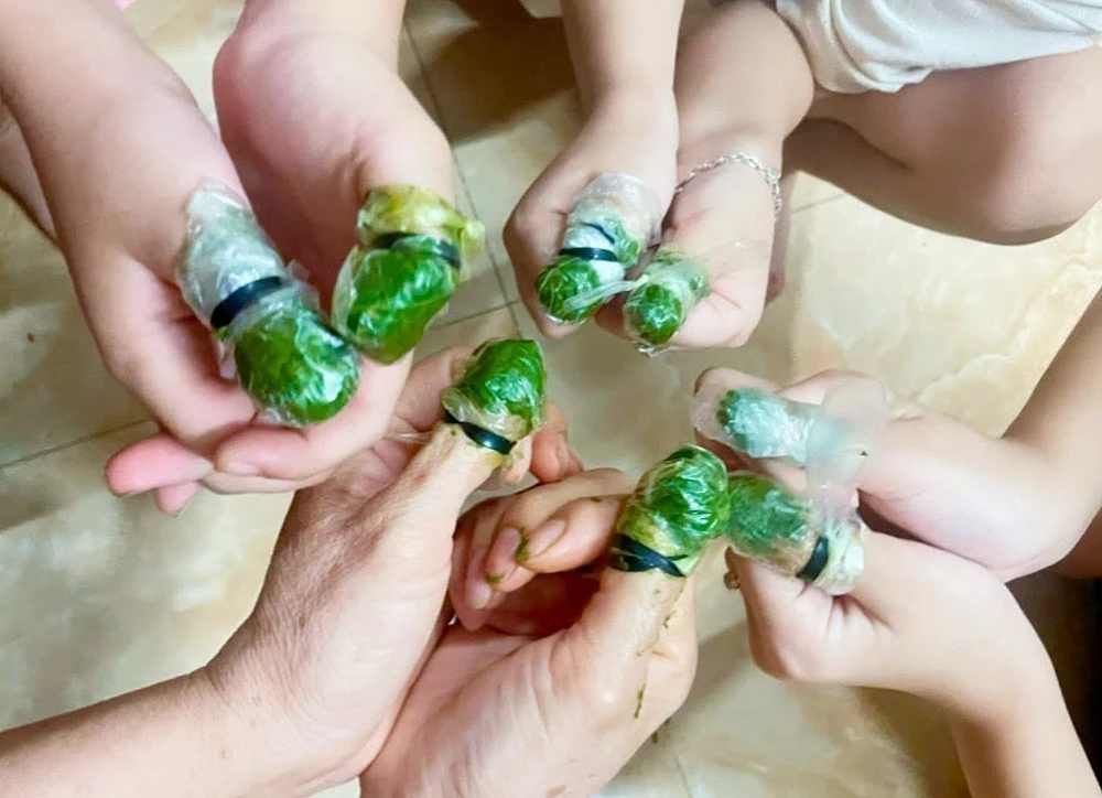 Tết đoan ngọ (5/5): Tục nhuộm lá móng - một nét đẹp văn hóa - Ảnh 3. Tết đoan ngọ (5/5): Tục nhuộm lá móng - một nét đẹp văn hóa - Ảnh 3.