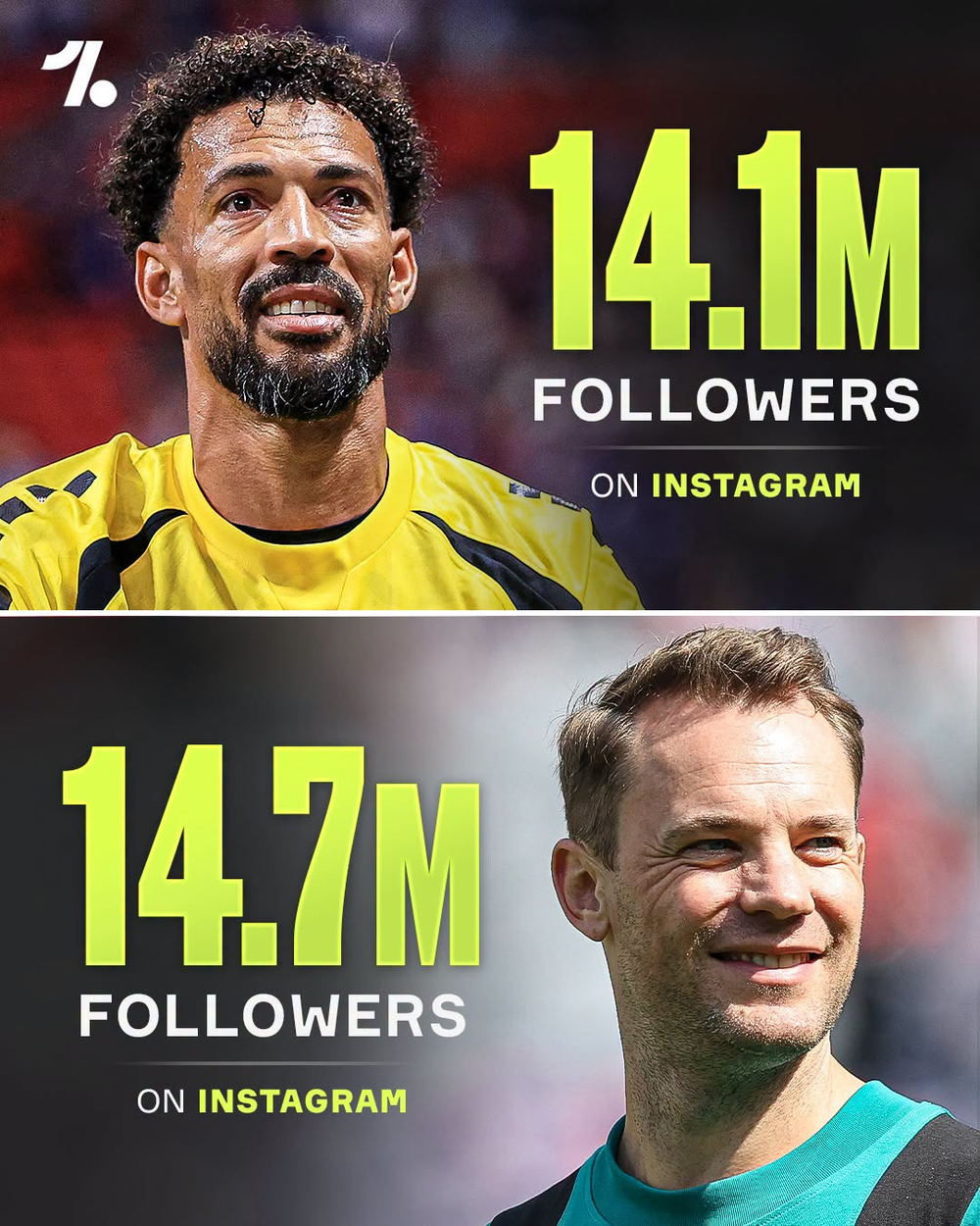 Chỉ sau 1 trận World Cup 2026, Vozinha sắp vượt Manuel Neuer về lượng người theo dõi Instagram - Ảnh 1. Chỉ sau 1 trận World Cup 2026, Vozinha sắp vượt Manuel Neuer về lượng người theo dõi Instagram - Ảnh 1.