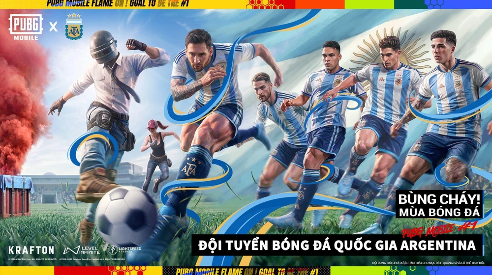 PUBG Mobile hợp tác 2 đội tuyển Bồ Đào nha và Argentina: Sẵn sàng bùng nổ cùng FIFA World Cup 2026 - Ảnh 3.
