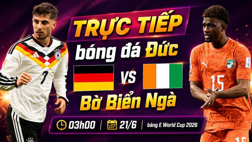 TRỰC TIẾP bóng đá Đức vs Bờ Biển Ngà 03h00 hôm nay, bảng E World Cup 2026 - Ảnh 3.