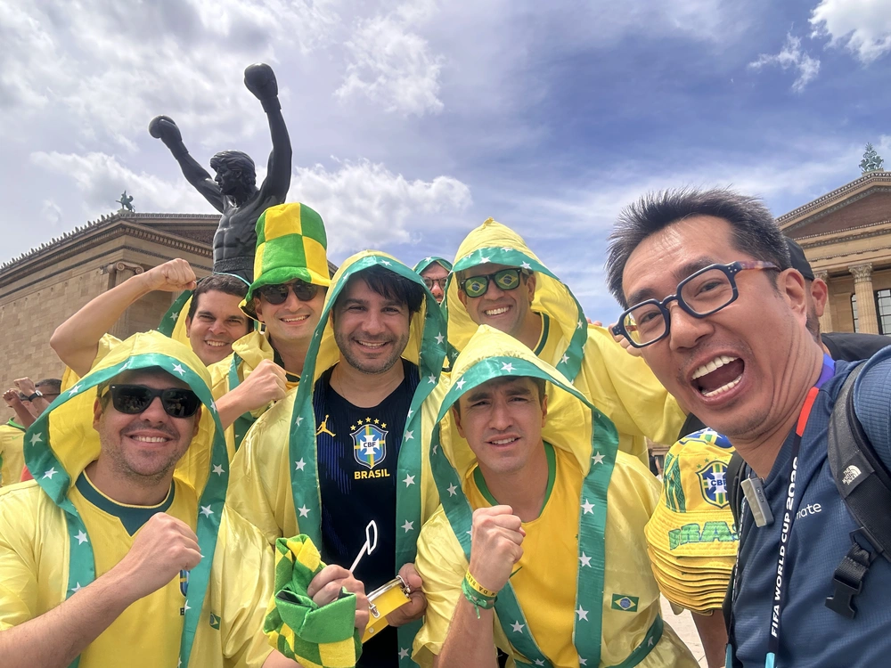 Ký sự World Cup: Ngày Brazil nhuộm vàng Philadelphia - Ảnh 1. Ký sự World Cup: Ngày Brazil nhuộm vàng Philadelphia - Ảnh 1.