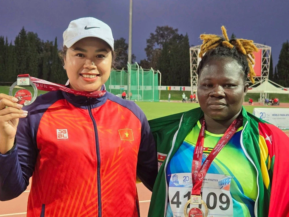 Nguyễn Thị Hải giành cú đúp HCB, đạt chuẩn châu Á tại Tunis Grand Prix 2026 - Ảnh 1. Nguyễn Thị Hải giành cú đúp HCB, đạt chuẩn châu Á tại Tunis Grand Prix 2026 - Ảnh 1.
