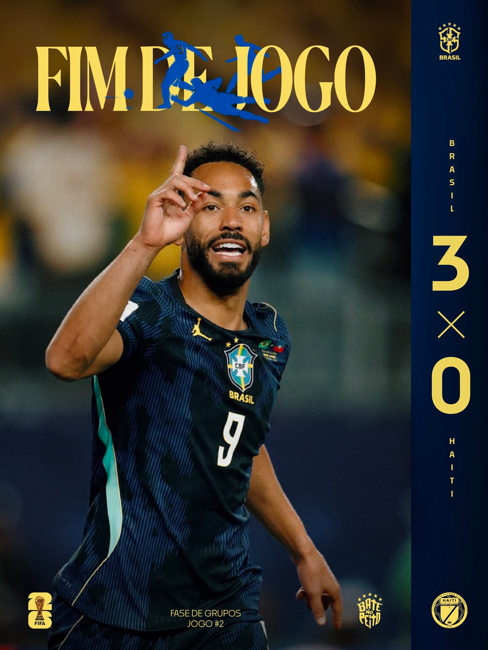 Sao MU lập cú đúp, ĐT Brazil thắng trận đầu tiên ở World Cup 2026 - Ảnh 1. Sao MU lập cú đúp, ĐT Brazil thắng trận đầu tiên ở World Cup 2026 - Ảnh 1.