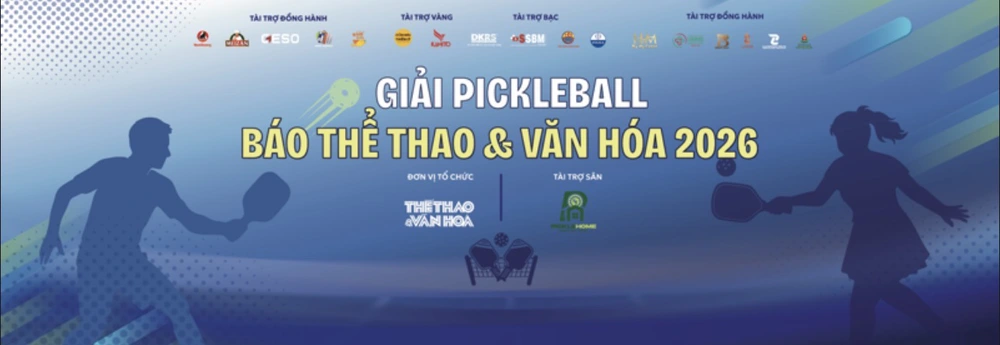 Giải Pickleball Báo Thể thao & Văn hóa 2026 kết nối báo chí, nghệ sĩ và doanh nhân - Ảnh 1.