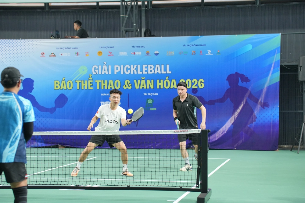 Khép lại Giải Pickleball Báo Thể thao & Văn hóa 2026: Lan tỏa tinh thần kết nối giữa báo chí, nghệ sĩ và doanh nghiệp - Ảnh 3. Khép lại Giải Pickleball Báo Thể thao & Văn hóa 2026: Lan tỏa tinh thần kết nối giữa báo chí, nghệ sĩ và doanh nghiệp - Ảnh 3.