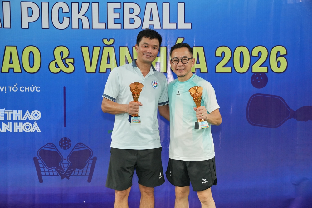 Khép lại Giải Pickleball Báo Thể thao & Văn hóa 2026: Lan tỏa tinh thần kết nối giữa báo chí, nghệ sĩ và doanh nghiệp - Ảnh 8. Khép lại Giải Pickleball Báo Thể thao & Văn hóa 2026: Lan tỏa tinh thần kết nối giữa báo chí, nghệ sĩ và doanh nghiệp - Ảnh 8.