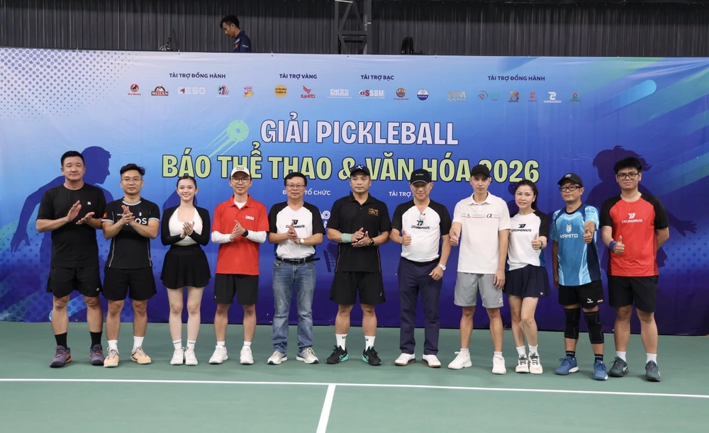 Giải Pickleball Báo Thể thao & Văn hóa 2026: Ngày hội thể thao đặc biệt kết nối báo chí, nghệ sĩ và doanh nghiệp - Ảnh 2. Giải Pickleball Báo Thể thao & Văn hóa 2026: Ngày hội thể thao đặc biệt kết nối báo chí, nghệ sĩ và doanh nghiệp - Ảnh 2.