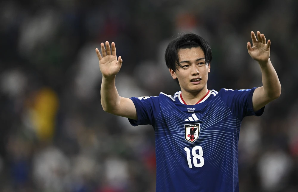 Vì sao tiền đạo Ueda gần như không ăn mừng dù ghi 2 bàn đầu tiên tại World Cup 2026? - Ảnh 1. Vì sao tiền đạo Ueda gần như không ăn mừng dù ghi 2 bàn đầu tiên tại World Cup 2026? - Ảnh 1.
