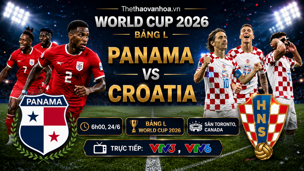 Đội hình dự kiến Panama vs Croatia (bảng L World Cup 2026): Modric vẫn đá chính - Ảnh 1. Đội hình dự kiến Panama vs Croatia (bảng L World Cup 2026): Modric vẫn đá chính - Ảnh 1.