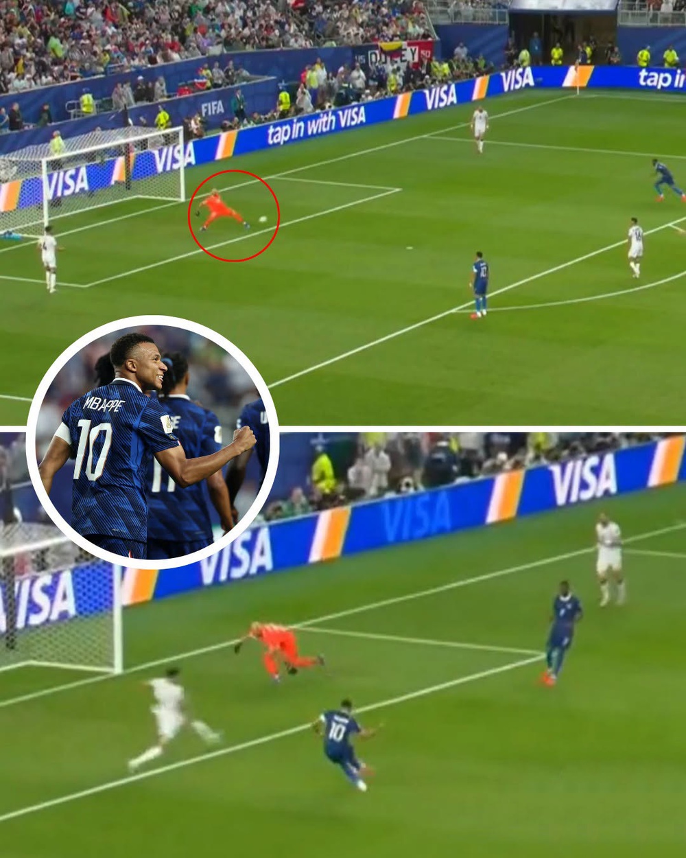 Thủ môn mắc sai lầm, vô tình giúp Mbappe tiếp tục bám đuổi Messi ở World Cup 2026 - Ảnh 2. Thủ môn mắc sai lầm, vô tình giúp Mbappe tiếp tục bám đuổi Messi ở World Cup 2026 - Ảnh 2.