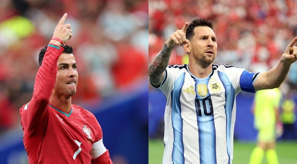 Ronaldo từ chối nói về thành tích của Messi, lên tiếng về kịch bản gặp ĐT Argentina ở chung kết World Cup 2026 - Ảnh 1. Ronaldo từ chối nói về thành tích của Messi, lên tiếng về kịch bản gặp ĐT Argentina ở chung kết World Cup 2026 - Ảnh 1.