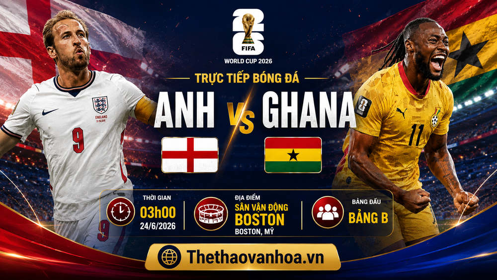 Trực tiếp bóng đá Anh vs Ghana hôm nay 24/6, bảng L World Cup 2026 - Ảnh 4. Trực tiếp bóng đá Anh vs Ghana hôm nay 24/6, bảng L World Cup 2026 - Ảnh 4.