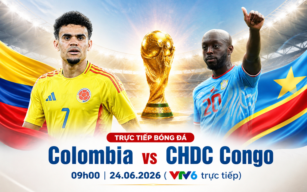 VTV6 VTV3 trực tiếp bóng đá Colombia vs CHDC Congo 09h00 hôm nay, bảng K World Cup 2026 - Ảnh 3. VTV6 VTV3 trực tiếp bóng đá Colombia vs CHDC Congo 09h00 hôm nay, bảng K World Cup 2026 - Ảnh 3.