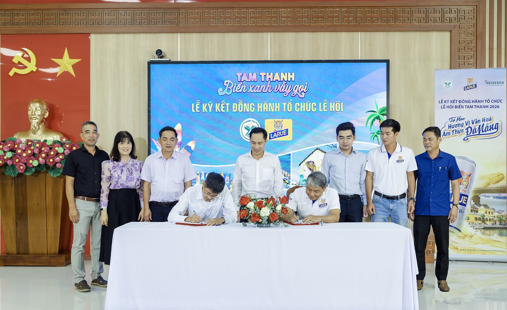 Larue tiếp tục đồng hành cùng Lễ hội biển Tam Thanh 2026 - Ảnh 1. Larue tiếp tục đồng hành cùng Lễ hội biển Tam Thanh 2026 - Ảnh 1.