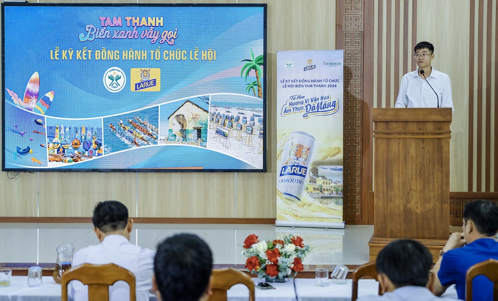 Larue tiếp tục đồng hành cùng Lễ hội biển Tam Thanh 2026 - Ảnh 3. Larue tiếp tục đồng hành cùng Lễ hội biển Tam Thanh 2026 - Ảnh 3.