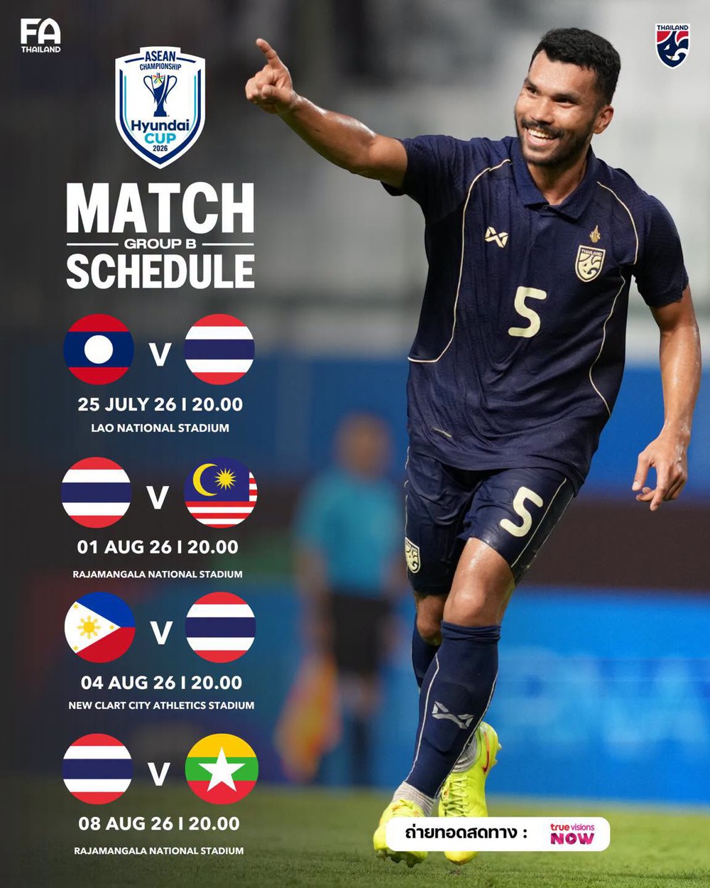 Đội tuyển Thái Lan dùng đội hình trẻ đá Asean Cup - Ảnh 2. Đội tuyển Thái Lan dùng đội hình trẻ đá Asean Cup - Ảnh 2.