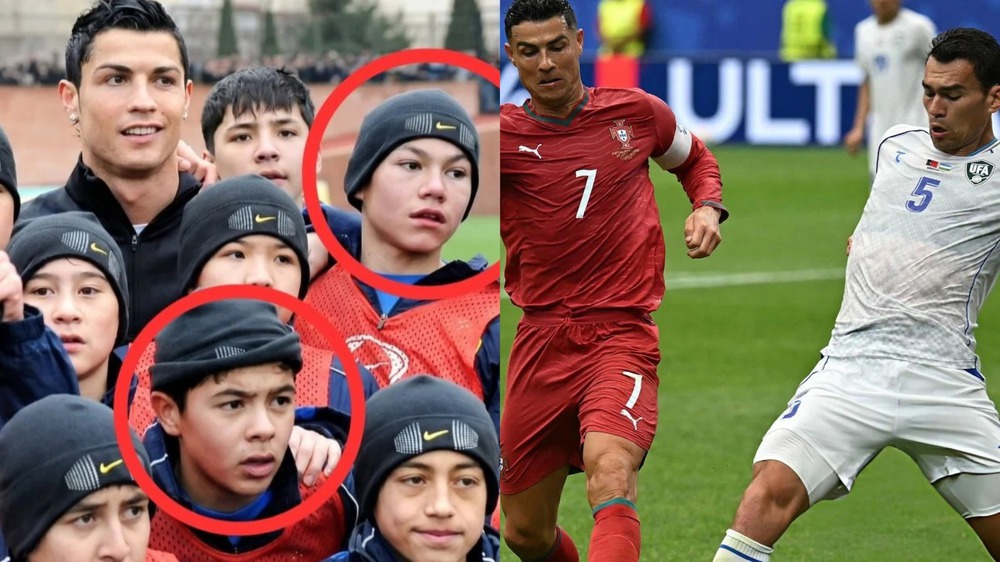 Xúc động khoảnh khắc Ronaldo tái ngộ "những đứa trẻ" của đội tuyển Uzbekistan ở World Cup 2026 - Ảnh 1. Xúc động khoảnh khắc Ronaldo tái ngộ "những đứa trẻ" của đội tuyển Uzbekistan ở World Cup 2026 - Ảnh 1.