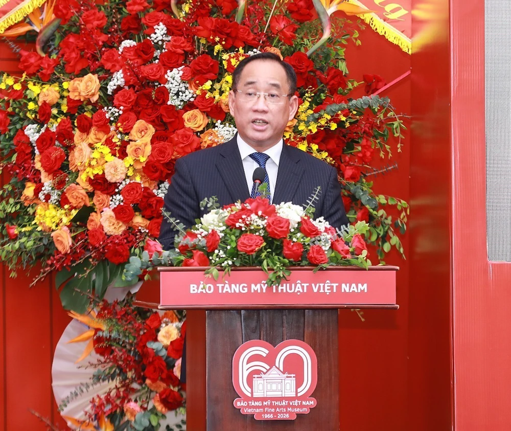 Phó Chủ tịch nước Võ Thị Ánh Xuân trao Huân chương Lao động hạng Ba tặng Bảo tàng Mỹ thuật Việt Nam - Ảnh 9. Phó Chủ tịch nước Võ Thị Ánh Xuân trao Huân chương Lao động hạng Ba tặng Bảo tàng Mỹ thuật Việt Nam - Ảnh 9.