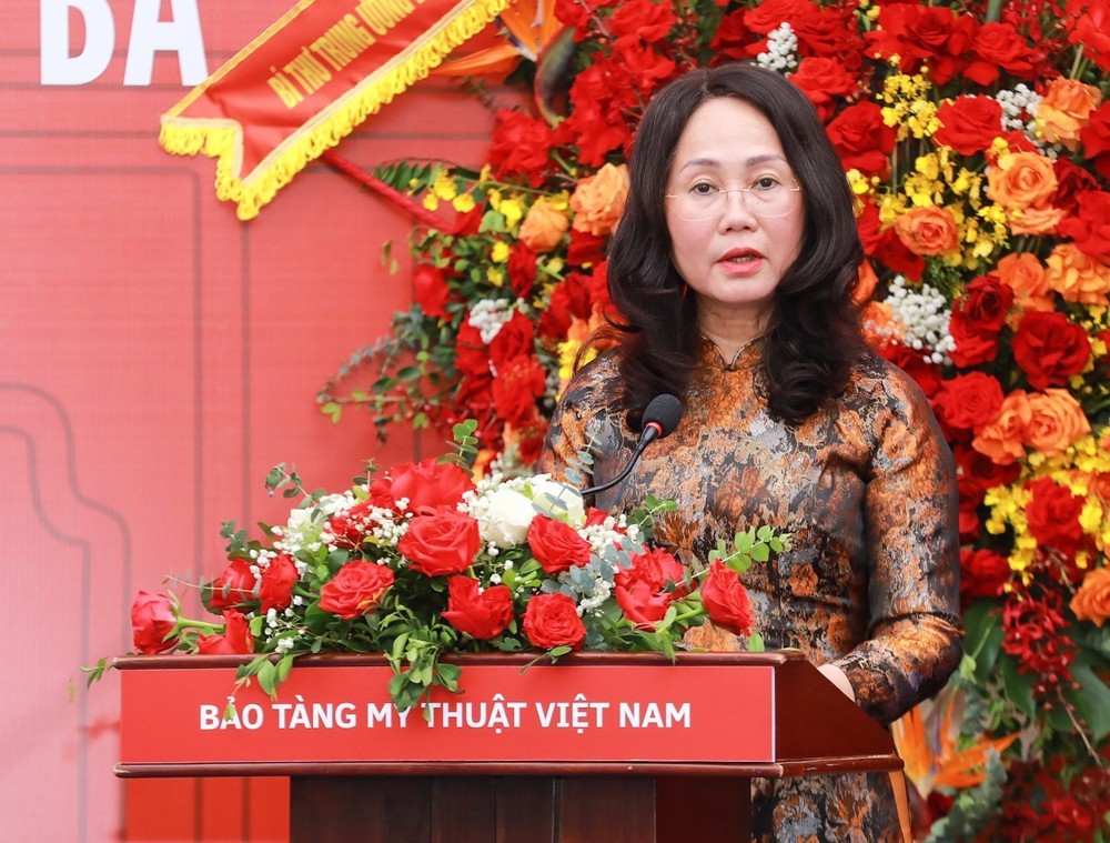 Phó Chủ tịch nước Võ Thị Ánh Xuân trao Huân chương Lao động hạng Ba tặng Bảo tàng Mỹ thuật Việt Nam - Ảnh 4. Phó Chủ tịch nước Võ Thị Ánh Xuân trao Huân chương Lao động hạng Ba tặng Bảo tàng Mỹ thuật Việt Nam - Ảnh 4.