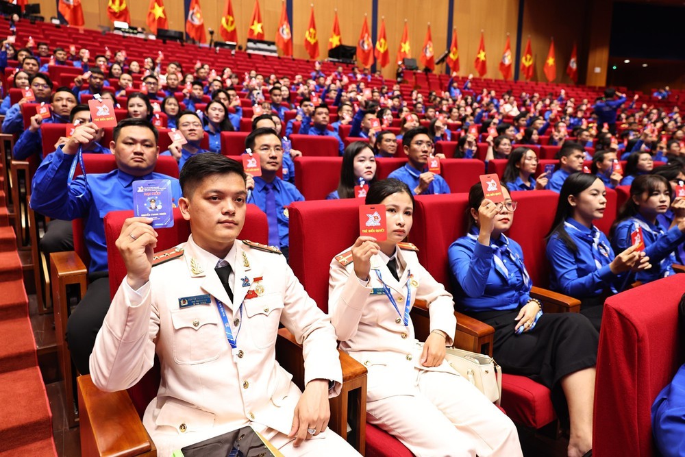 Đại hội Đoàn toàn quốc lần thứ XIII: Ngày hội lớn của tuổi trẻ cả nước chính thức bắt đầu - Ảnh 4. Đại hội Đoàn toàn quốc lần thứ XIII: Ngày hội lớn của tuổi trẻ cả nước chính thức bắt đầu - Ảnh 4.