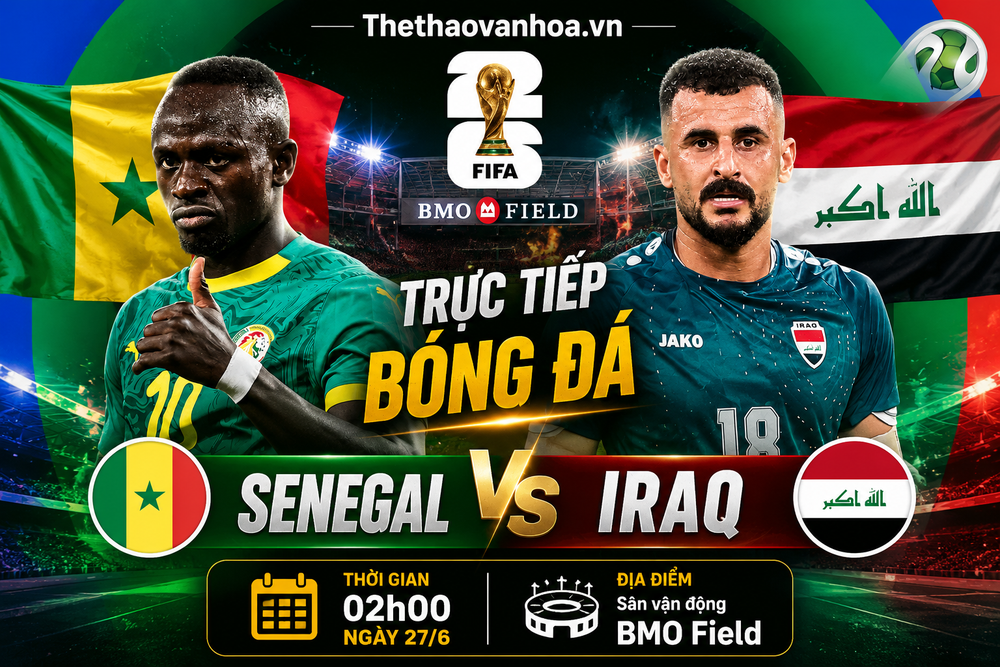 Nhận định Senegal vs Iraq (02h00, 27/6) bảng I World Cup 2026: Lực lượng, đối đầu, tỷ lệ chiến thắng - Ảnh 1.