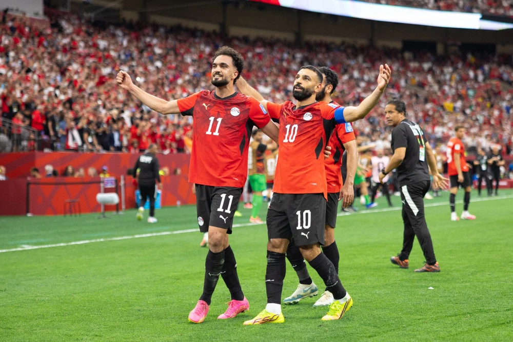 Trận đấu giữa Ai Cập và Iran tại lượt trận cuối bảng G World Cup 2026 được đánh giá là một trong những cuộc đối đầu cân bằng nhất của vòng bảng. Ảnh: AFP/TTXVN