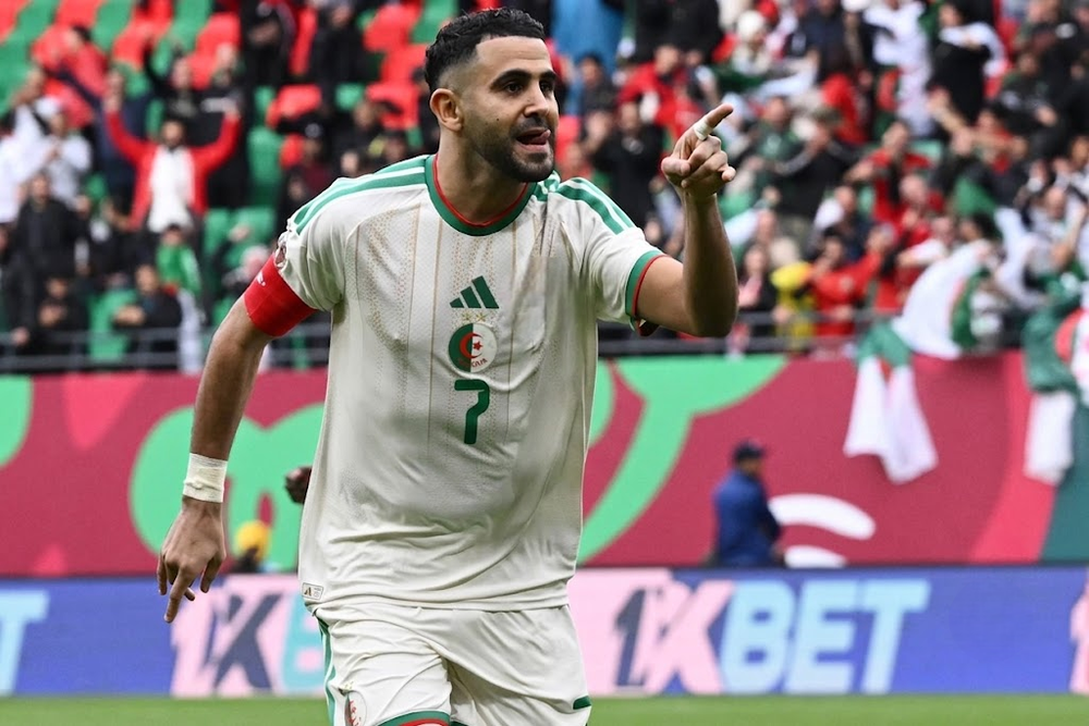 Mahrez là niềm hi vọng hàng đầu của Algeria trong trận đấu với Áo. Ảnh: AFP/TTXVN
