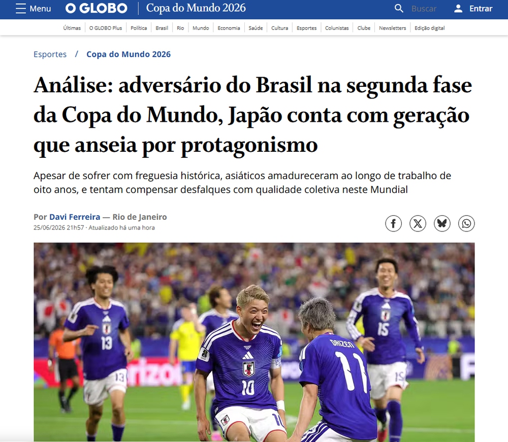 Brazil gặp Nhật Bản ở vòng knock-out World Cup 2026, báo chí xứ samba đưa ra lời cảnh báo - Ảnh 2.
