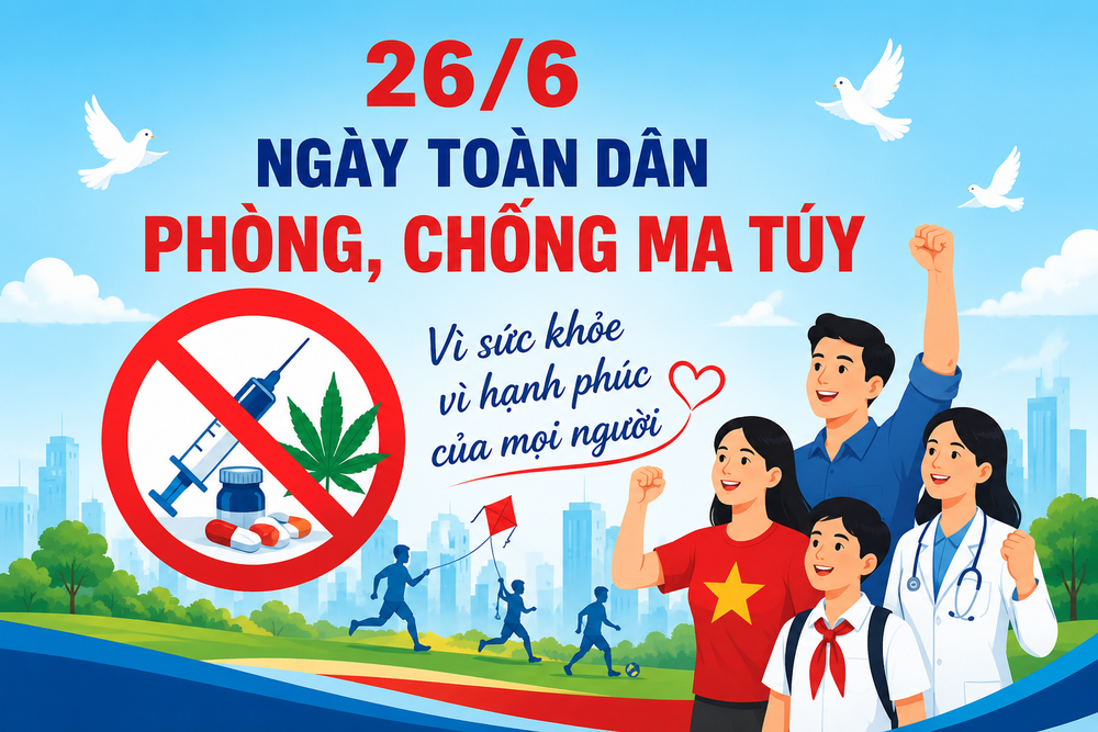 Ngày Toàn dân phòng, chống ma túy 26/6: Chung tay bảo vệ sức khỏe cộng đồng  - Ảnh 1.