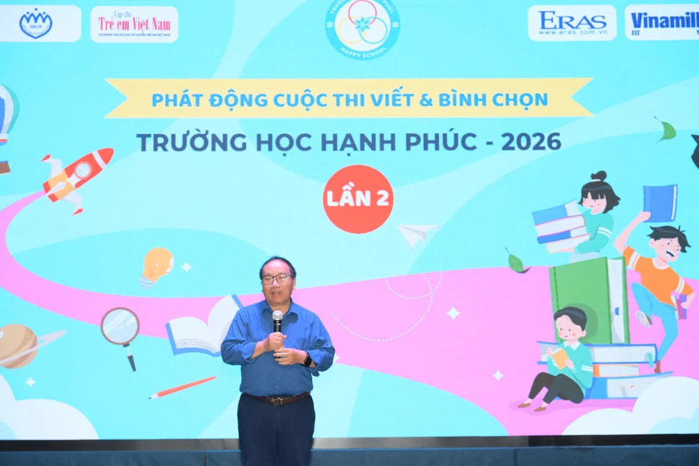 Trao giải Cuộc thi vẽ tranh “Ngôi nhà mơ ước” 2026, phát động Cuộc thi “Trường học hạnh phúc” lần thứ II - Ảnh 4.