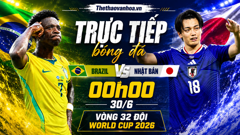 TRỰC TIẾP bóng đá Brazil vs Nhật Bản 00h00 hôm nay, vòng 32 đội World Cup 2026 - Ảnh 3.