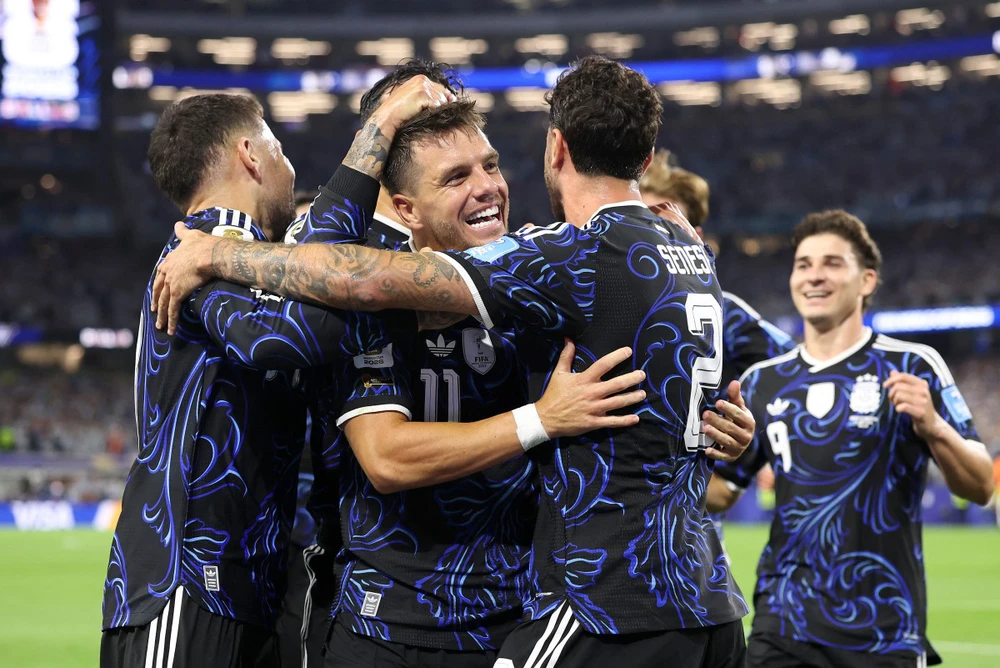 Argentina đánh bại Jordan 3-1 ở vòng bảng World Cup 2026. Ảnh: AFP/TTXVN